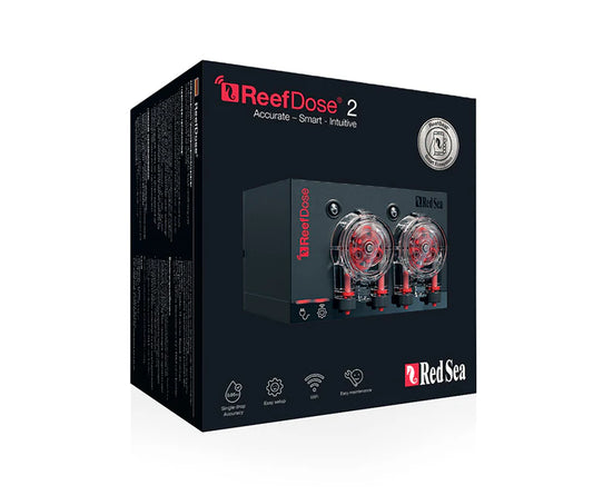 ReefDose 2 dosing pump with two stepper-motor heads