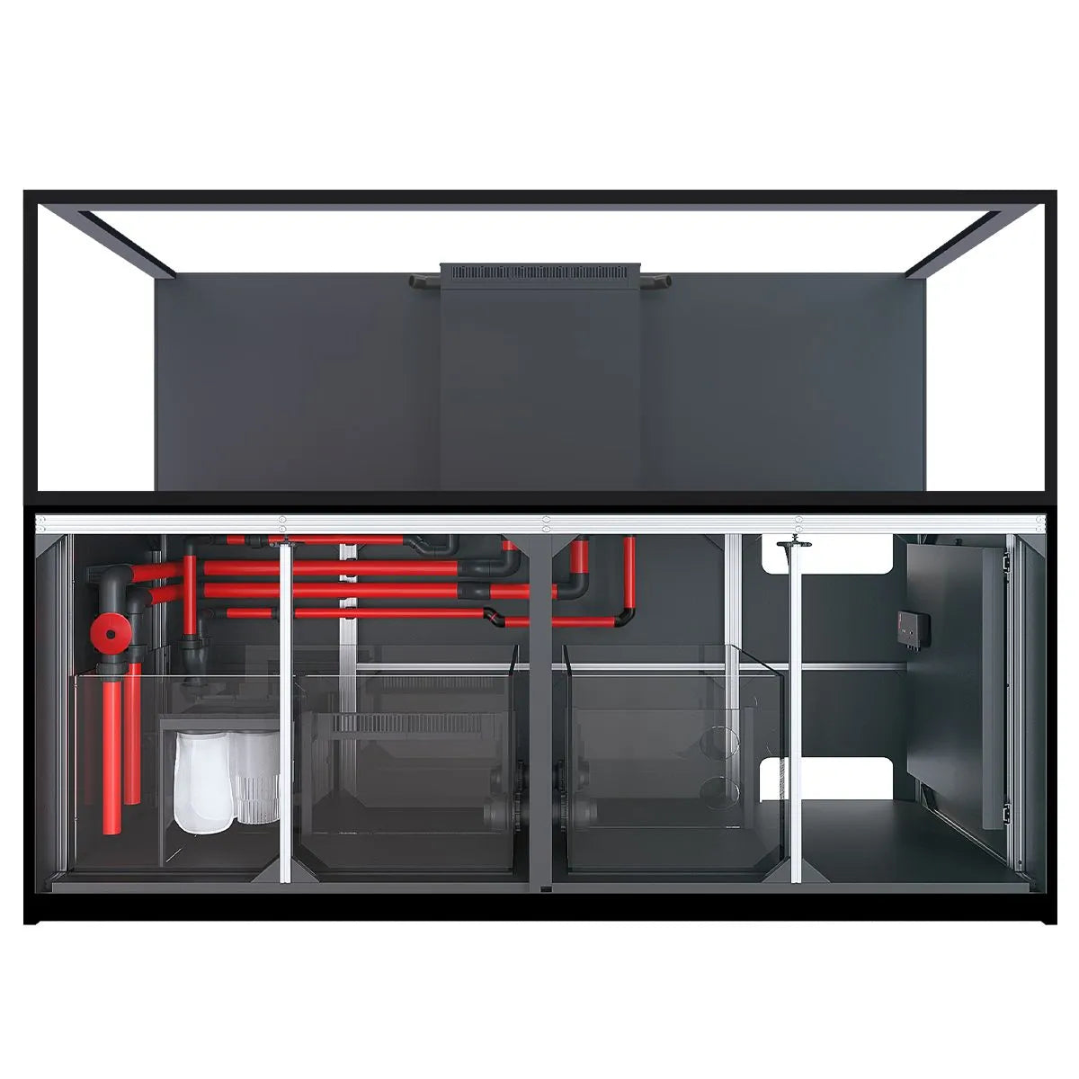 S-1000 G3 large-format sump and filtration layout black