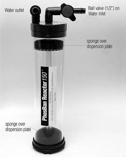 Two Little Fishies PhosBan Reactor 150