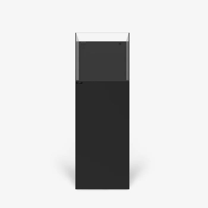 Ultra-Clear Glass Detail of Waterbox 20 Cube with Black Cabinet