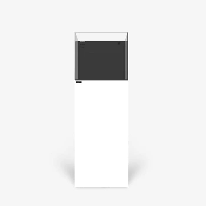 Ultra-Clear Glass Detail of Waterbox 20 Cube with White Cabinet