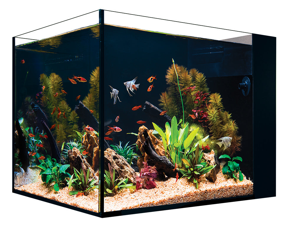 Red Sea Desktop Peninsula with Cabinet - White