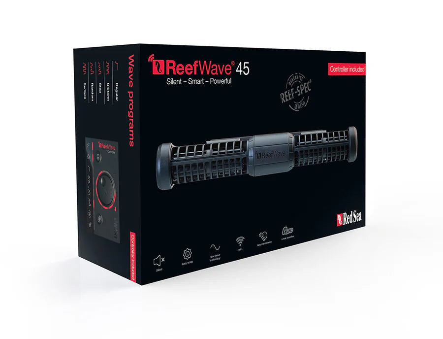 Red Sea ReefWave 45 packaging and components