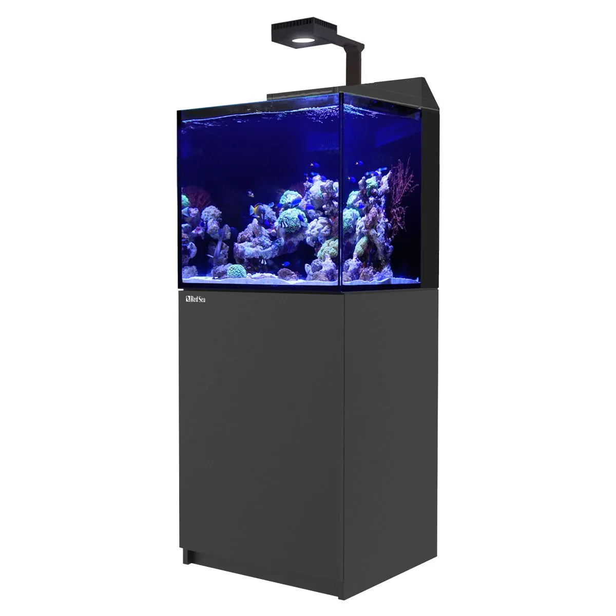 Red Sea MAX E-170 ReefLED Reef System – Black all-in-one reef aquarium setup