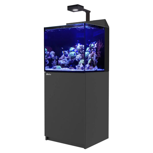 Red Sea MAX E-170 ReefLED Reef System – Black all-in-one reef aquarium setup